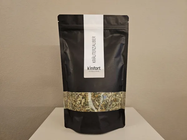 Streu Kräuterzauber – Mischung mit Eukalyptus, Thymian, Pfefferminz, Hanf, Salbei und Mentholkristallen