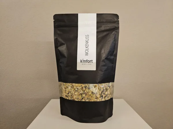 Streu Wolkenkuss | kmfort Streu Wolkenkuss – Kräutermischung mit Lavendel, Mädesüss, Zimtrinde, Hopfen und Styrax